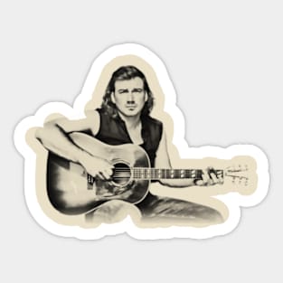 morgan wallen retro vintage Sticker